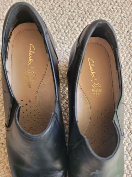 Photo of free Black Clarks heels (Bowerham LA1) #2