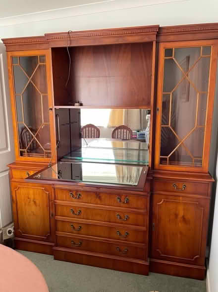 Photo of free Wall unit display/drinks cabinet. (Hucclecote GL3) #1