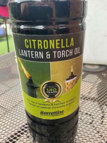 Photo of free Citronella lantern & torch oil (Arnold, NG5) #2