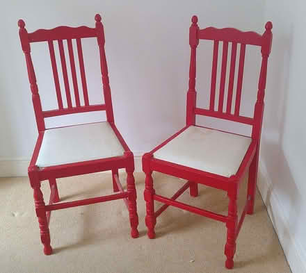 Photo of free Pair of wooden chairs (Aigburth L17) #1