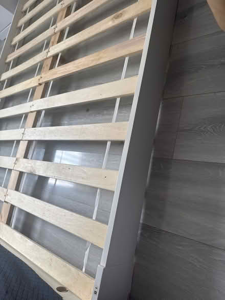 Photo of free White Double wooden low bed base (Adelphi PR1) #2