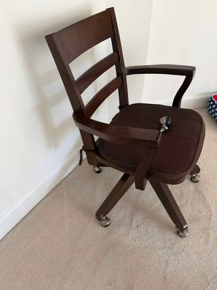 Photo of free Table and pottery barn chair (North Reston) #1