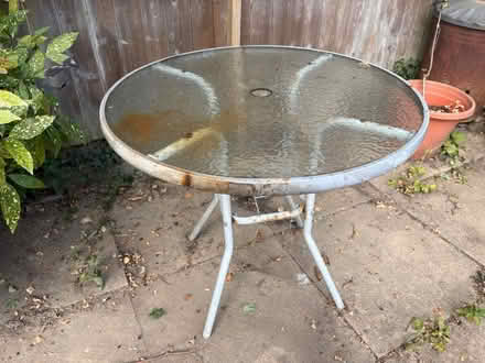 Photo of free small bistro glass table (derby) #1
