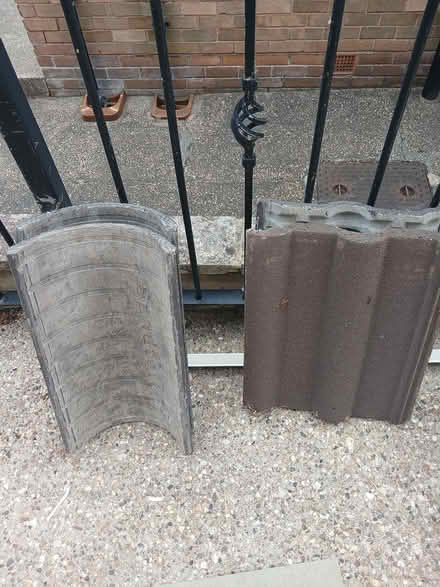 Photo of free Ridge tiles and 2 tiles NEW (Stannington) #1