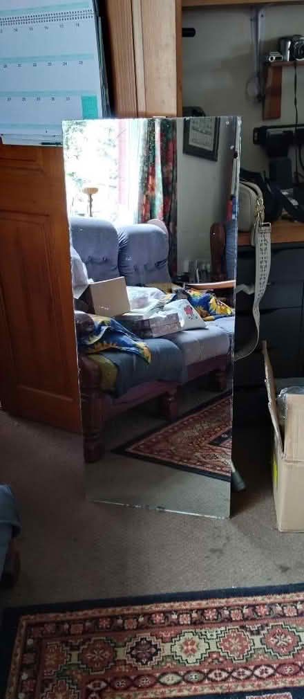 Photo of free Large Unframed Mirror (Stocksbridge S36) #1