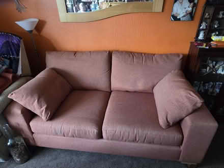 Photo of free Large 2 seater Terracotta Sofa from Next. (Morecambe LA4) #1