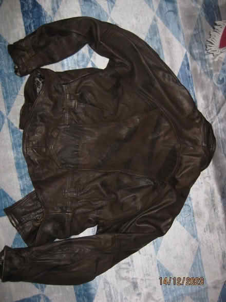 Photo of free Leather jacket (Blackford Bridge BL9) #4