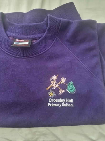 Photo of free 2 School Jumpers Size 32 (Olive Grove BD8) #1