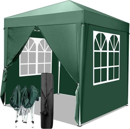 Photo of free Green Pop-up Gazebo with Sides (Oakwood WA3) #1