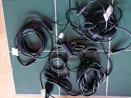 Photo of free 3.5mm audio jack cables and extenders (Stirchley B30) #1