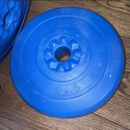 Photo of free Dumbbell Bar Pair Workout Gym Weight Lifting Set Spinlock co (Clark's Green RH5) #4