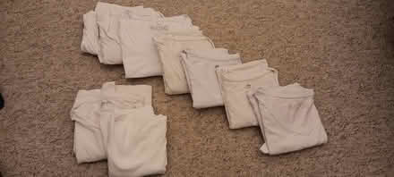 Photo of free 9 white tees (Fenny Stratford MK2) #1