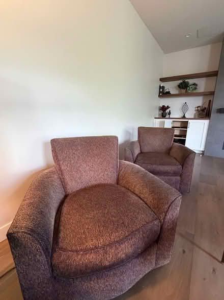 Photo of free 2 purple chairs-Woodinville (Woodinville) #1