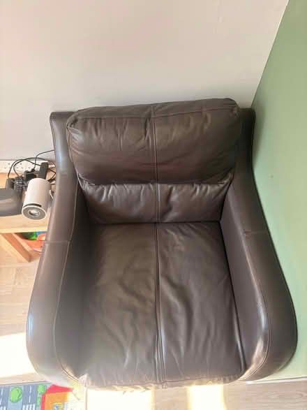 Photo of free Brown arm chair (Birchgate Close SK10) #1
