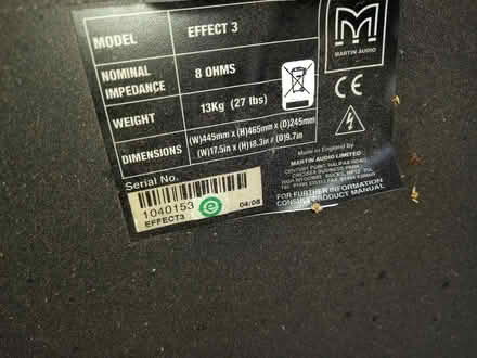 Photo of free 2 speaker box's (Shepshed LE12) #3
