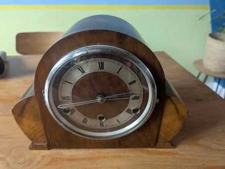 Photo of free Old mantel clock, not working (Woodseats S8) #4