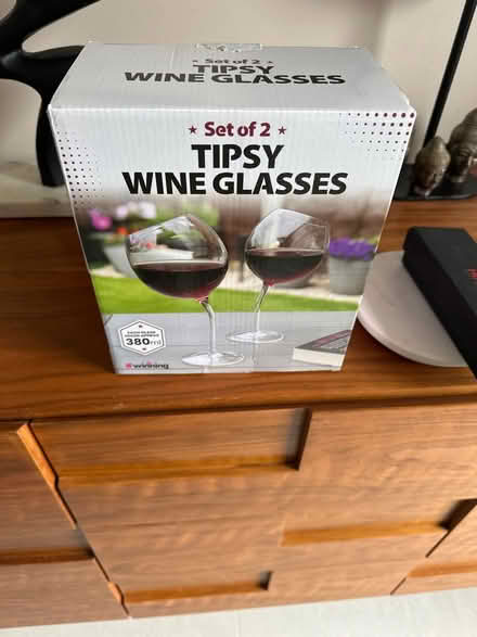 Photo of free Angled wine glasses (LS29 ilkley) #1