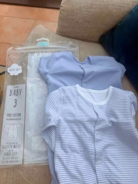Photo of free 2 0-3 months sleep suits (Hagley HR1) #1