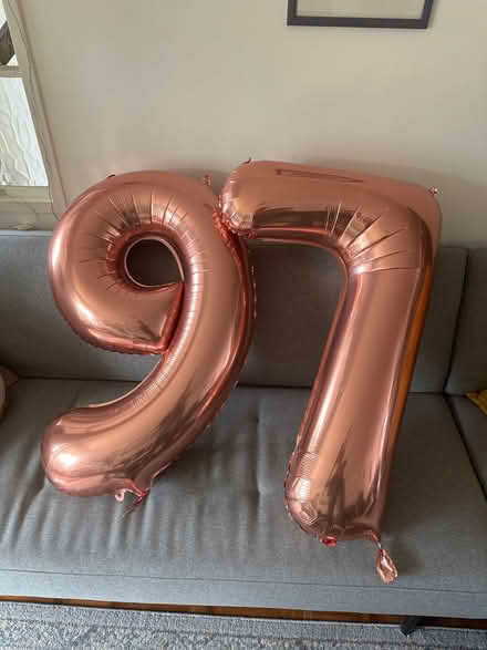 Photo of free Big number balloons 9 7 (Pinner HA5) #1