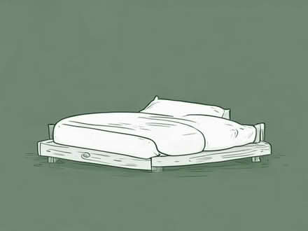 Photo of free White wooden low bed base (Adelphi PR1) #1