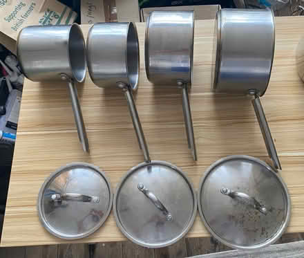 Photo of free Pan set copper base stainless steel (M16 9 WT) #4
