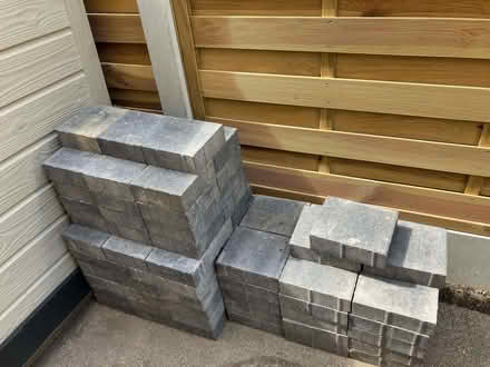 Photo of free Surplus paving blocks: Modena granite, mixed sizes (Cookridge LS16) #1