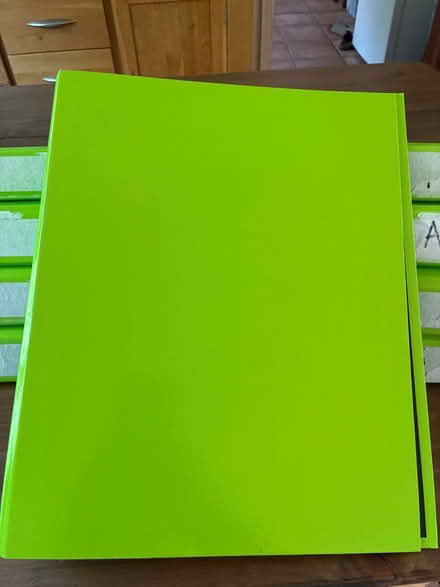 Photo of free A4 Folders green set of 9 (Alvechurch B48) #1