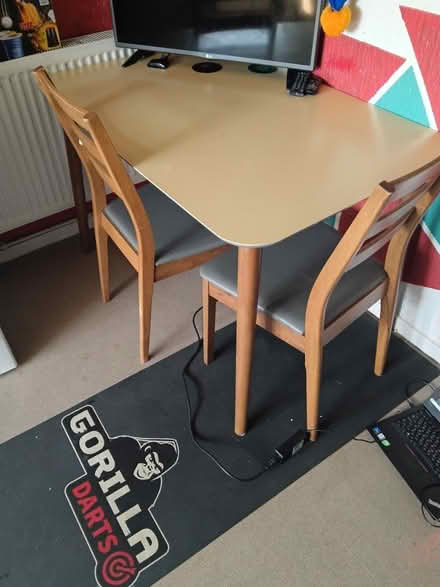 Photo of free Dining table with 2 chairs (Knighton LD7) #1