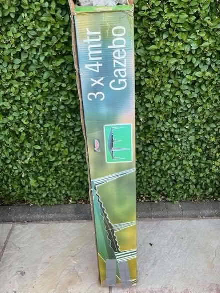 Photo of free 4m x 3m garden gazebo complete with poles (Sale Moor M33) #1