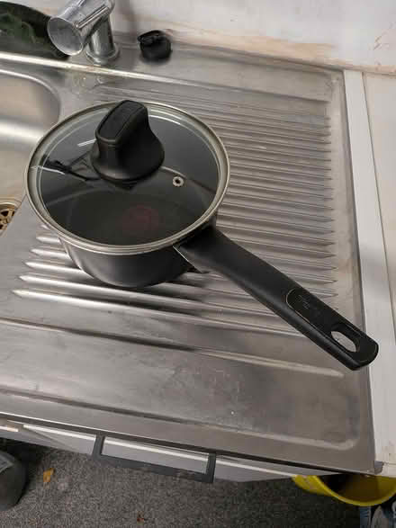 Photo of free Saucepan with lid (Newcastle Under Lyme ST5 0LJ) #1