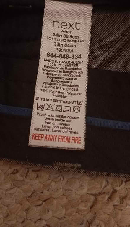 Photo of free Grey smart trousers (Fenny Stratford MK2) #2
