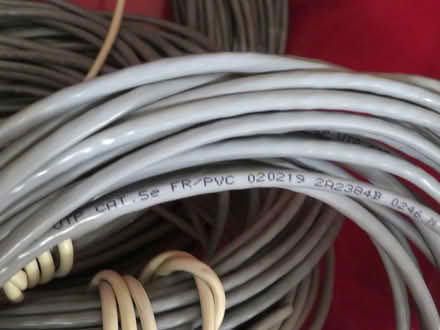 Photo of free Several lengths of Cat 5e UTP cable. (Addiscombe CR0) #2