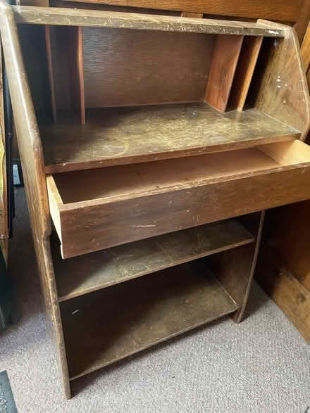 Photo of free Dark brown shelves (Becketts Park LS6) #1