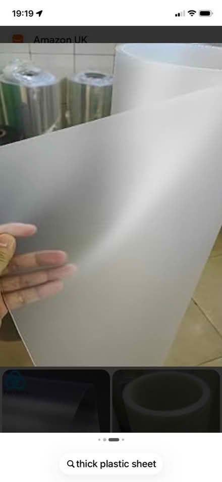 Photo of Plastic sheet (Glasgow west G12) #1