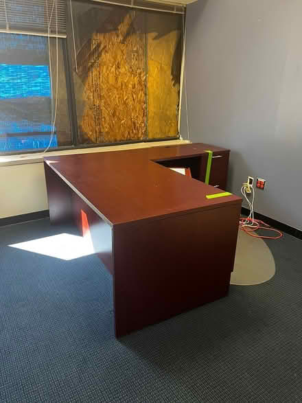 Photo of free Office desks and supplies (Herndon Pkwy and Spring Street) #2