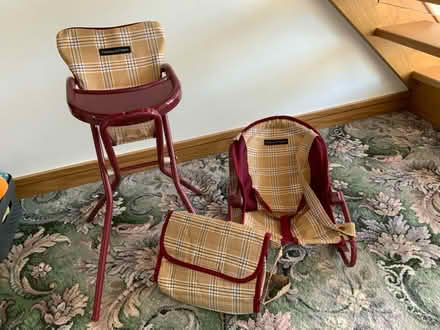 Photo of free Mamas and papas doll high chair, bouncer and changing bag (Westbrook WA5) #1