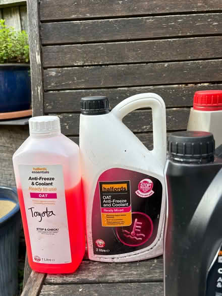 Photo of free Various bottles of break fluid and coolant (Sedbergh LA10) #3