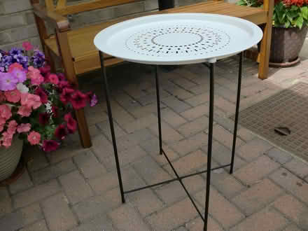 Photo of free Small circular folding table (Bilton HG1) #1
