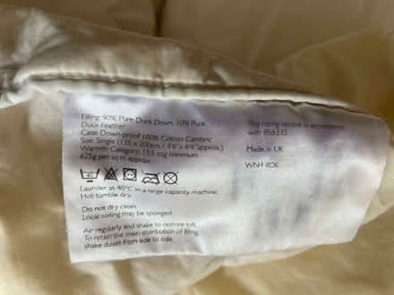 Photo of free Three down duvets (Osney OX2) #4