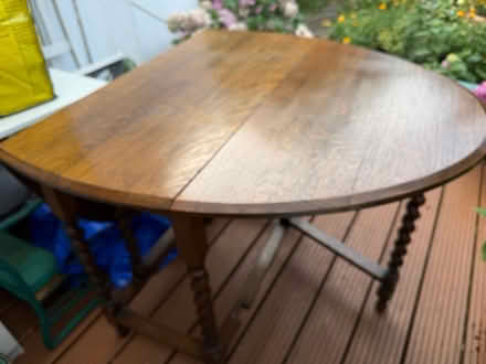 Photo of free Oak gate leg table (Woking GU21) #1