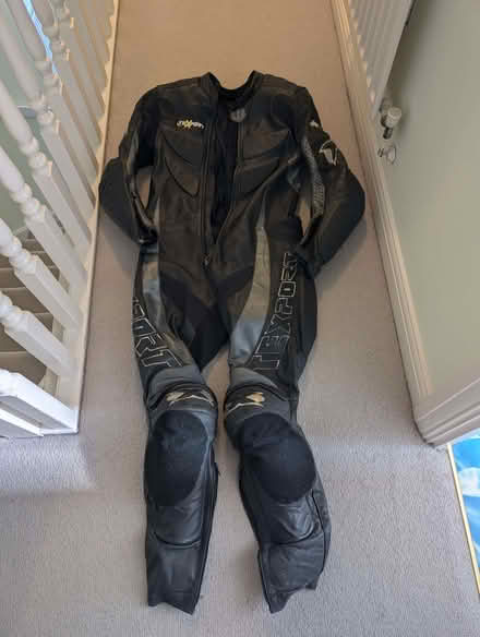 Photo of free One piece motorcycle race leathers size 38" (Deer Park OX28) #1