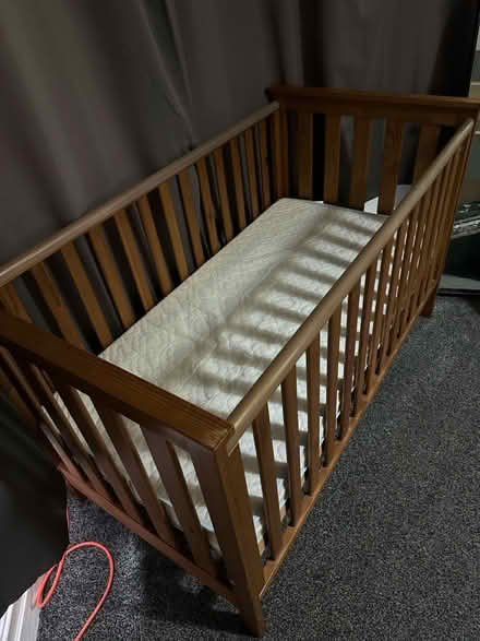 Photo of free Baby crib 0-5 years, brown (Thornton heath CR7) #1