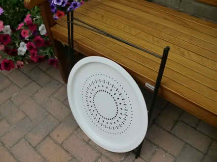 Photo of free Small circular folding table (Bilton HG1) #2