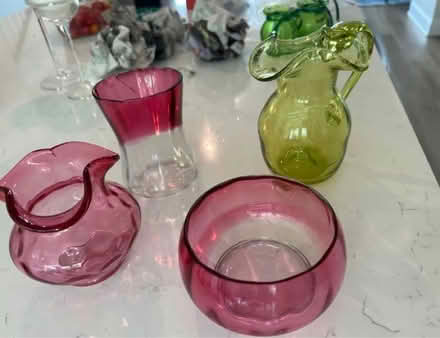Photo of free Small glass vessels (Polo grounds Rd) #2