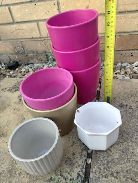 Photo of free Coloured Pots. (Burnham On Sea TA8) #1