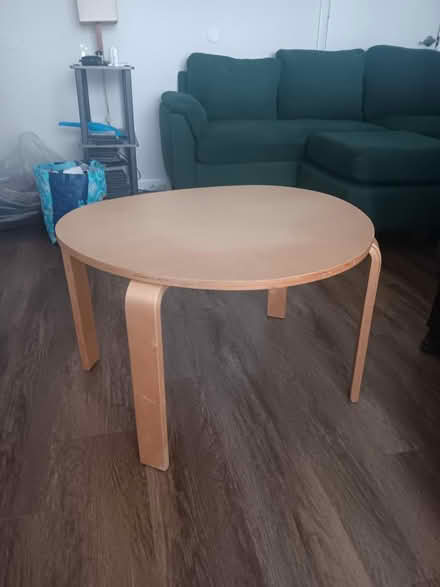 Photo of free Triangle wooden table (Lynchburg. Long meadows drive) #1