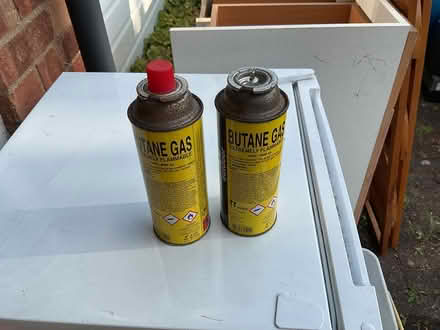 Photo of free 2 butane gas cylinders (Devon Park, Bedford MK40 3) #1