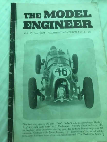 Photo of free Model engineer magazine 7/11/1946 (B62 near Blackheath) #1