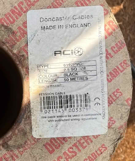 Photo of free Electrical cable (Bournemouth BH9) #3