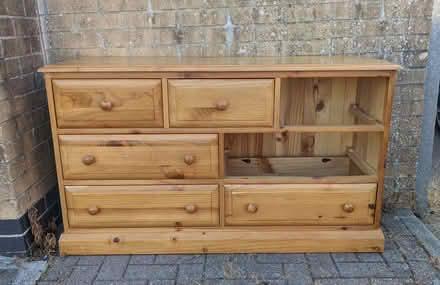 Photo of free Chest of Drawers (NOTE: Two Drawers Missing) (Lipson PL4) #1